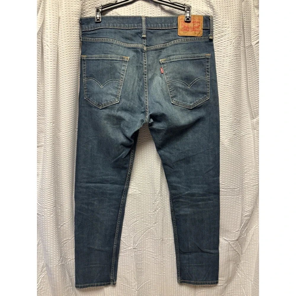 Levi's Men's 502  04/17 Medium Wash 32x32 Comfort Regular‎ Stretch Logo Tapered
